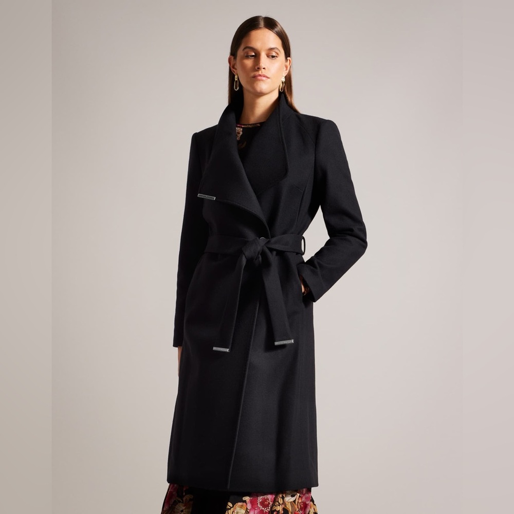 Ted baker wrap coat size 4 - Picture 12 of 13